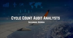 Cycle Count Audit Analysts