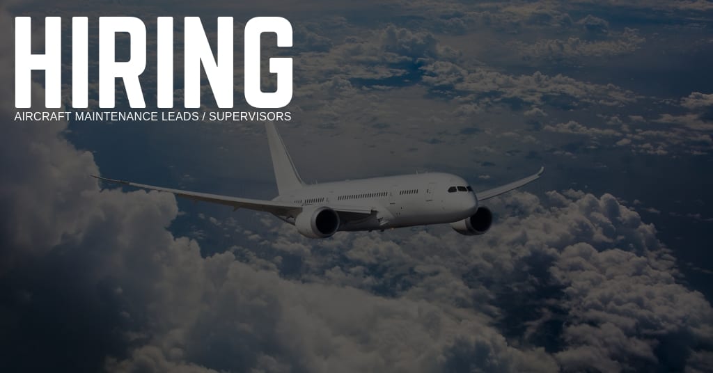 Aircraft Maintenance Leads Supervisor Jobs - STS Technical Services