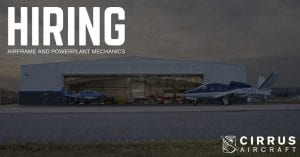 Airframe and Powerplant Mechanic Jobs Cirrus Aircraft Jobs