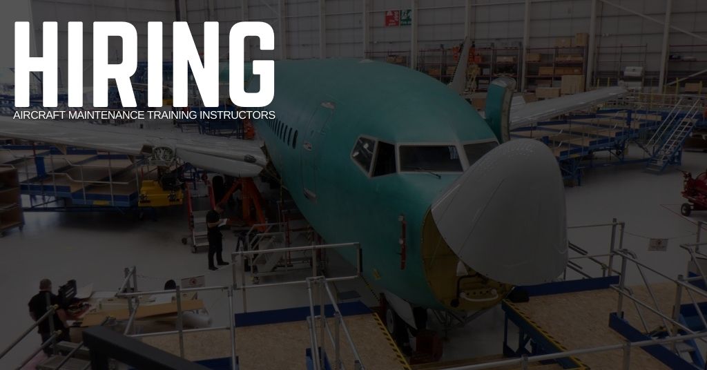 Aircraft Maintenance Training Instructor Jobs