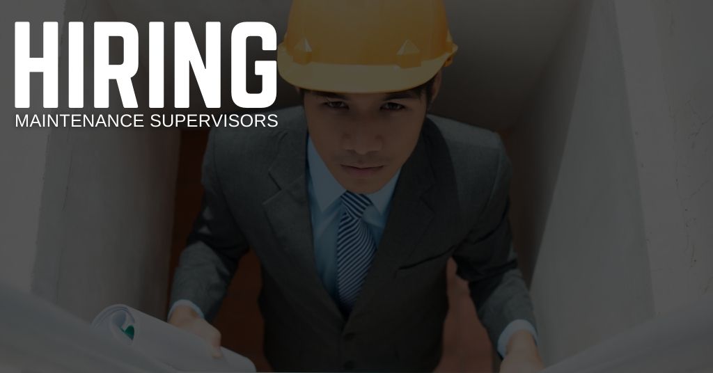 Maintenance Supervisor Jobs